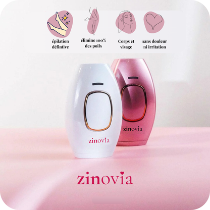 Epilateur définitif à lumière pulsée ZINOVIA